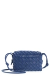 Bottega Veneta Mini Loop Camera Intrecciato Leather Crossbody Bag In 4103 Cruise-gold