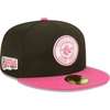 NEW ERA NEW ERA BLACK/PINK BOSTON RED SOX 2007 WORLD SERIES CHAMPIONS  PASSION 59FIFTY FITTED HAT
