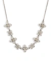 MARCHESA LACE IS MORE FLORAL FRONTAL NECKLACE