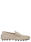 Tod's Man Loafers Sage Green Size 7.5 Leather In Beige