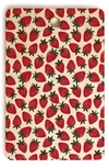 Deny Designs Avenie Spring Garden Strawberries Cutting Board In Multi
