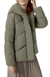 Canada Goose Marlow Water Resistant Down Jacket In Sagebrush-armoise
