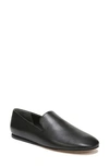 Vince Womens Faux Leather Slip On Loafers In Black