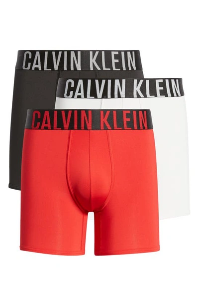 Calvin Klein 3-pack Boxer Briefs In 6it Exact