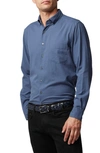 Rodd & Gunn Ben More Sports Fit Solid Button-down Shirt In Petrol