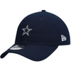 New Era Navy Dallas Cowboys 9twenty Adjustable Hat In Navy