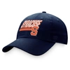 Top Of The World Navy Syracuse Orange Slice Adjustable Hat In Navy