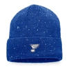 Fanatics Branded Blue St. Louis Blues Authentic Pro Rink Pinnacle Cuffed Knit Hat In Blue