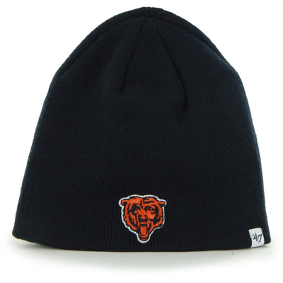 47 ' Navy Chicago Bears Primary Logo Knit Beanie