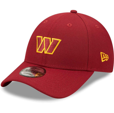 New Era Men's  Burgundy Washington Commanders Core Classic 2.0 9twenty Adjustable Hat