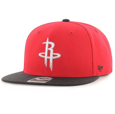 47 ' Red/black Houston Rockets Two-tone No Shot Captain Snapback Hat