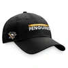 Fanatics Branded Black Pittsburgh Penguins Authentic Pro Rink Adjustable Hat In Black