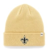 47 '47 GOLD NEW ORLEANS SAINTS SECONDARY BASIC CUFFED KNIT HAT