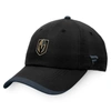 Fanatics Branded Black Vegas Golden Knights Authentic Pro Rink Pinnacle Adjustable Hat In Black