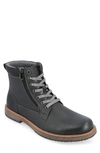 Vance Co. Metcalf Lace-up Ankle Boot In Charcoal