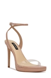 NINE WEST ZADIE SQUARE TOE SANDAL