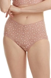 HANKY PANKY X-DYE LEOPARD PRINT RETRO LACE VIKINI