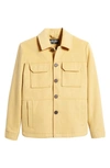 Noize Amari Utility Jacket In Suede
