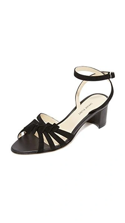 Sarah Flint Snapdragon Block Heel Sandals In Black