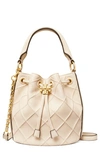 TORY BURCH SMALL FLEMING SOFT LEATHER BUCKET BAG