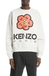 KENZO BOKE FLOWER STRETCH COTTON GRAPHIC SWEATSHIRT