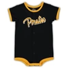 OUTERSTUFF INFANT BLACK PITTSBURGH PIRATES POWER HITTER ROMPER
