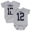MITCHELL & NESS NEWBORN & INFANT MITCHELL & NESS ROGER STAUBACH HEATHER GRAY DALLAS COWBOYS RETIRED PLAYER MAINLINER