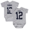 Mitchell & Ness Newborn & Infant  Roger Staubach Heather Gray Dallas Cowboys Retired Player Mainliner In Heather Gray