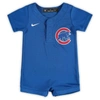 NIKE NEWBORN & INFANT NIKE ROYAL CHICAGO CUBS OFFICIAL JERSEY ROMPER