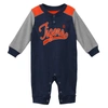 Outerstuff Unisex Newborn Infant Navy And Heathered Gray Detroit Tigers Scrimmage Long Sleeve Jumper In Navy