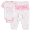 Outerstuff Girls Newborn & Infant White Cleveland Browns Spreading Love Bodysuit And Tutu Leggings Set In White