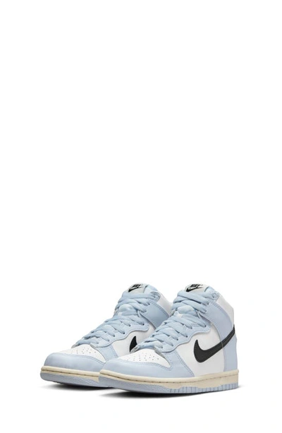 Nike Kids' Dunk Hi Basketball Shoe In White