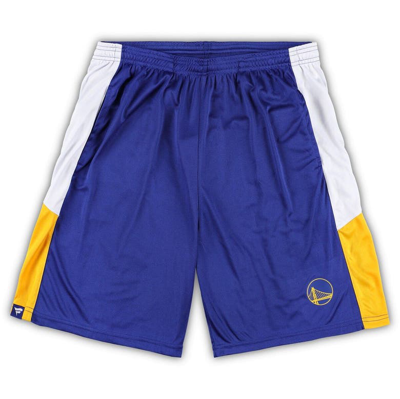 Fanatics Branded Royal Golden State Warriors Big & Tall Champion Rush Practice Shorts