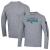 Champion Heather Gray San Jose Sharks Tri-blend Long Sleeve T-shirt In Gray