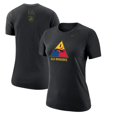 NIKE NIKE BLACK ARMY BLACK KNIGHTS 1ST ARMORED DIVISION OLD IRONSIDES OPERATION TORCH T-SHIRT