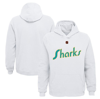 Outerstuff Youth White San Jose Sharks Special Edition 2.0 Primary Logo Fleece Pullover Hoodie In White