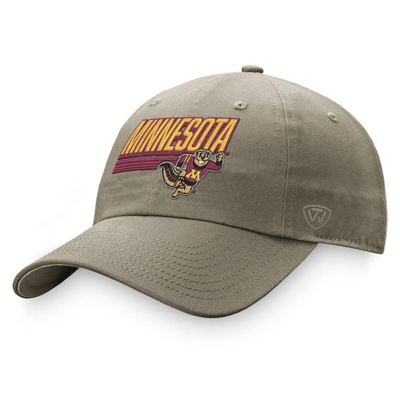 Top Of The World Khaki Minnesota Golden Gophers Slice Adjustable Hat