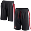 FANATICS FANATICS BRANDED BLACK PORTLAND TRAIL BLAZERS REFEREE ICONIC MESH SHORTS