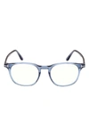 TOM FORD 50MM BLUE LIGHT BLOCKING GLASSES