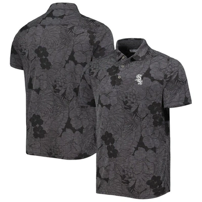 Tommy Bahama Black Chicago White Sox Miramar Blooms Polo