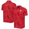 TOMMY BAHAMA TOMMY BAHAMA  RED PHILADELPHIA PHILLIES BLOOMS POLO
