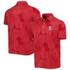 TOMMY BAHAMA TOMMY BAHAMA  RED ST. LOUIS CARDINALS BLOOMS POLO