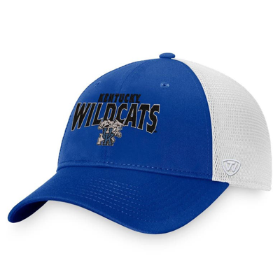 Top Of The World Royal Kentucky Wildcats Breakout Trucker Snapback Hat