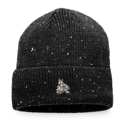 Fanatics Branded Black Arizona Coyotes Authentic Pro Rink Pinnacle Cuffed Knit Hat
