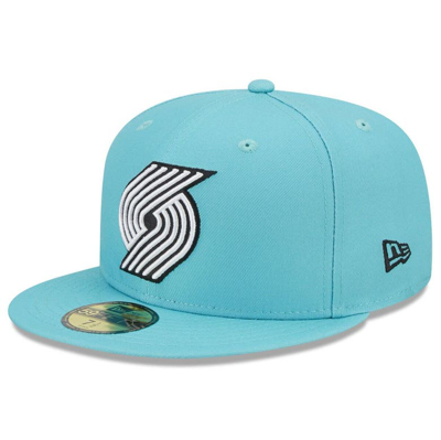 New Era Black Portland Trail Blazers 2022/23 City Edition Alternate Logo 59fifty Fitted Hat