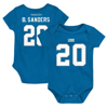 Mitchell & Ness Infant  Barry Sanders Blue Detroit Lions Mainliner Retired Player Name & Number Bodys In Blue