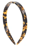 ALEXANDRE DE PARIS TORTOISESHELL PATTERN HEADBAND