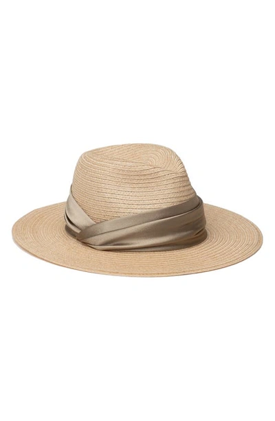 EUGENIA KIM COURTNEY HEMP STRAW FEDORA