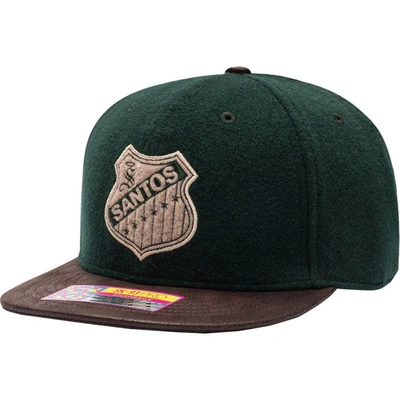 Fan Ink Men's Green, Brown Santos Laguna Prep Snapback Hat In Green,brown