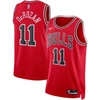 NIKE UNISEX NIKE DEMAR DEROZAN RED CHICAGO BULLS SWINGMAN JERSEY